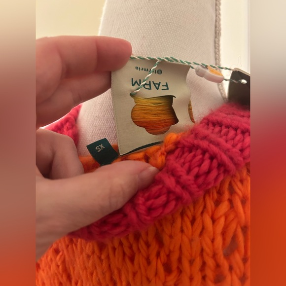 FARM Rio Block Striped Open Cardigan NWT! - Picture 5 of 16